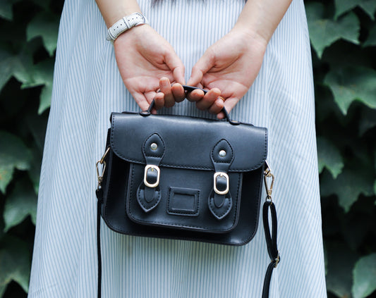 Black Leather Handbag